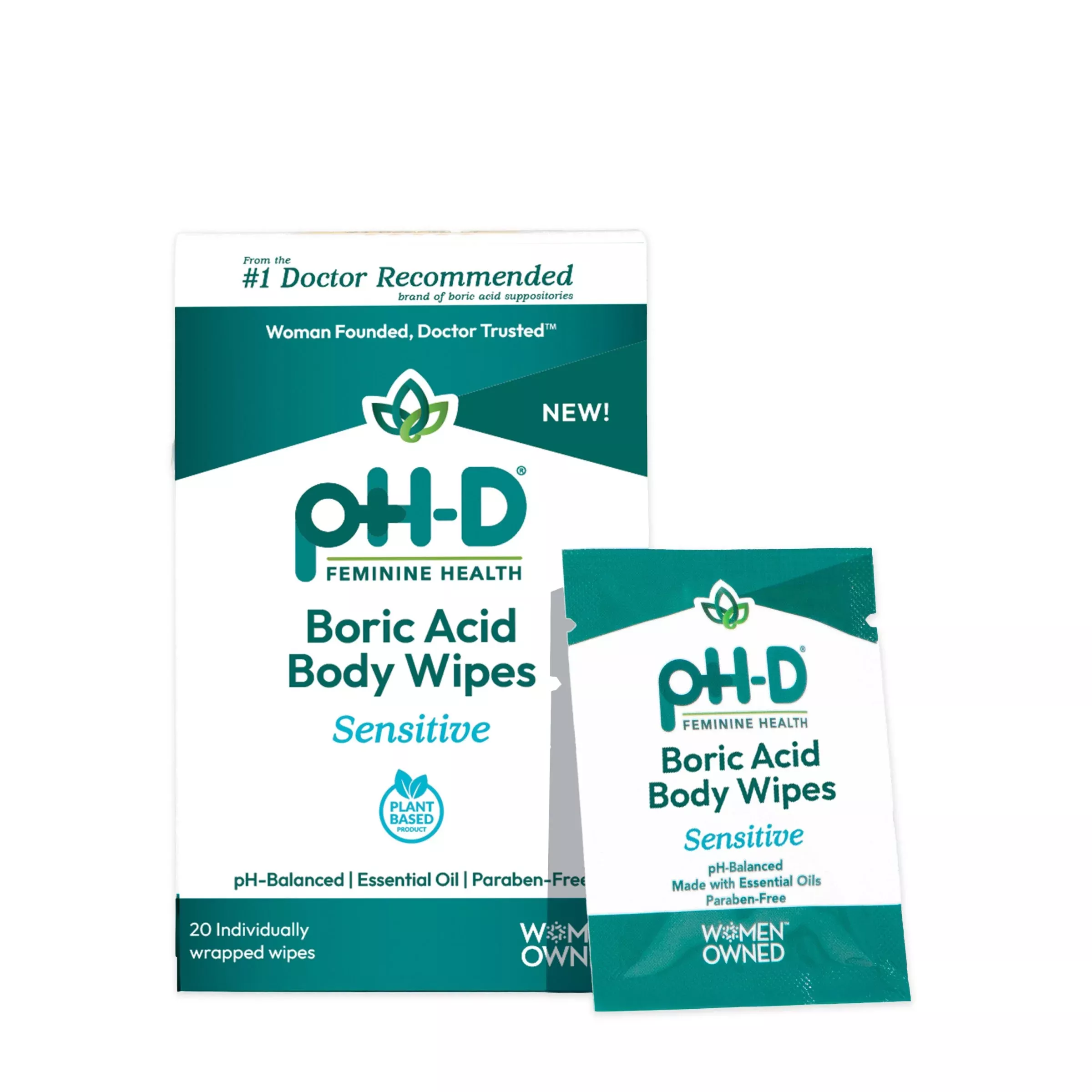 Boric Acid Body Wipes