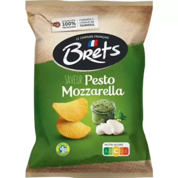 Brets Potato Chips Pesto Mozzarella 4.41 oz (125 g)