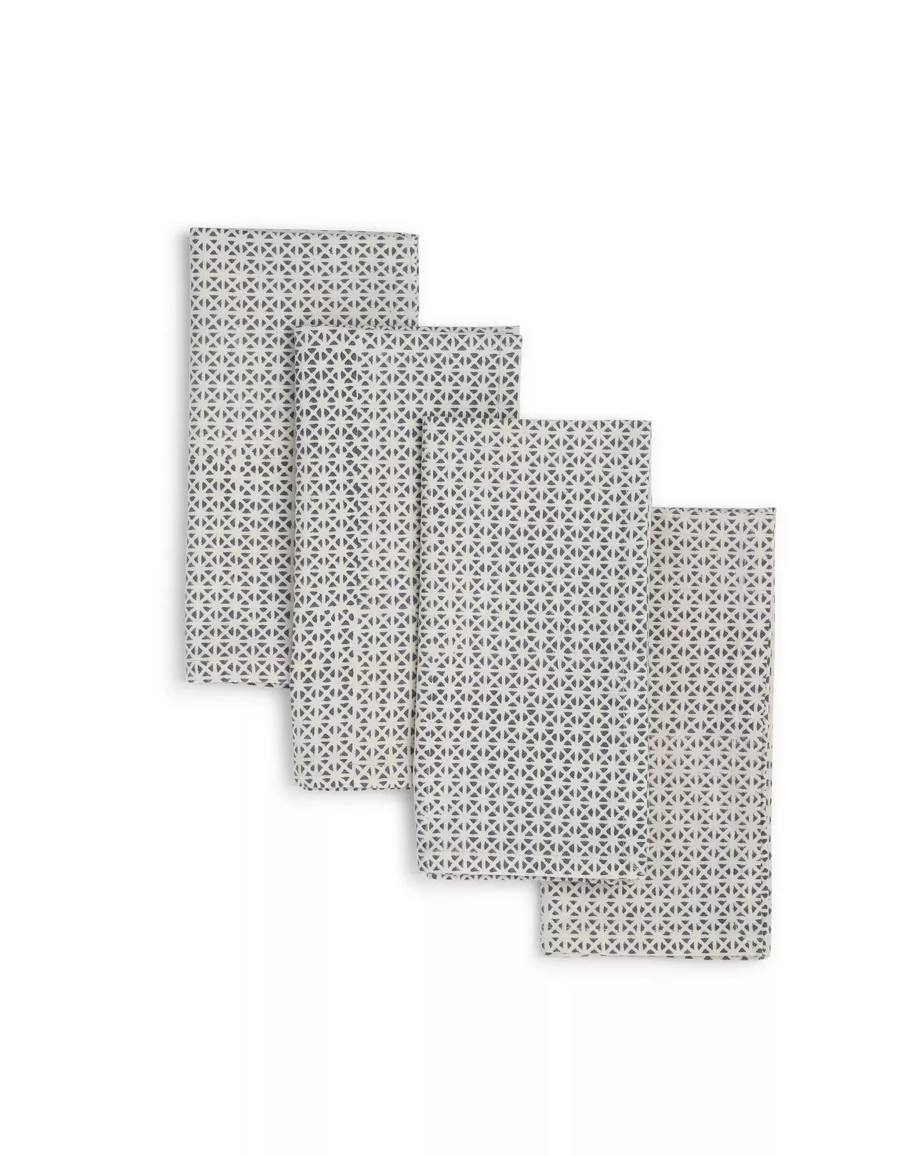 Brownie Block Print Napkins Set of 4