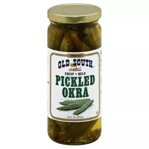 Bryant’s Old South Mild Pickled Okra, 16 oz