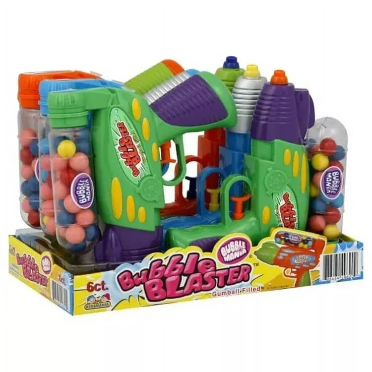 Bubble Blaster Filled with Gumballs 6 ct.