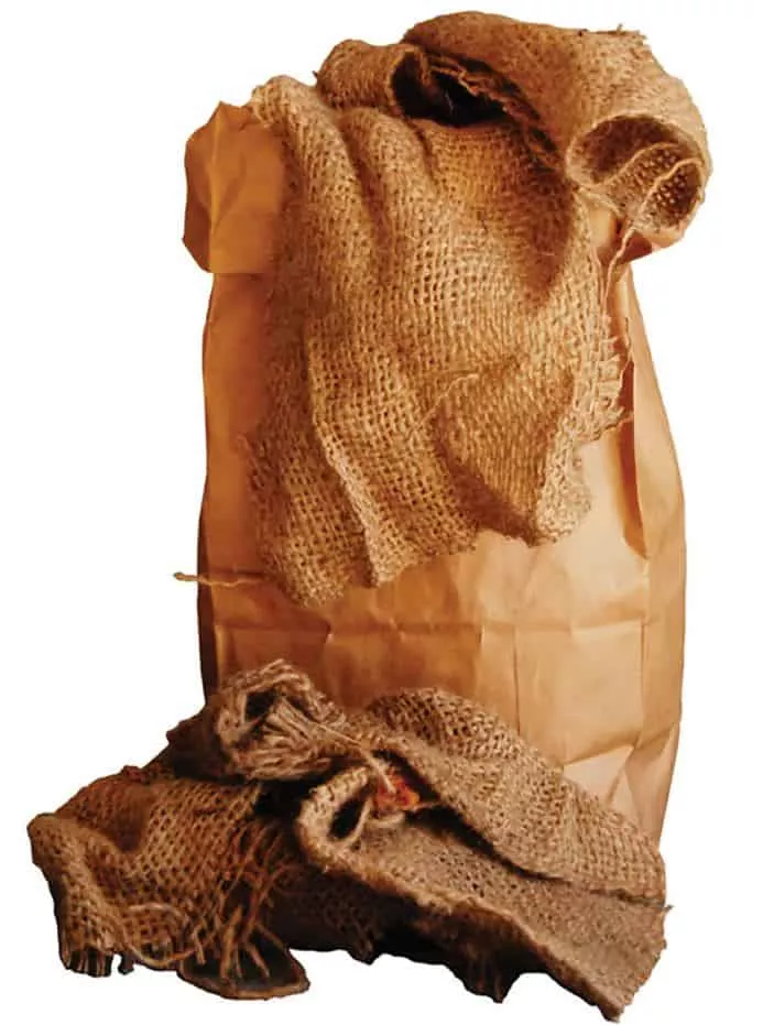 Burlap Smoker Fuel