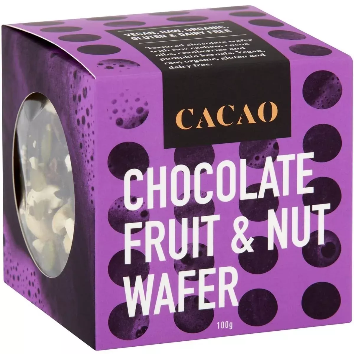 Cacao Chocolate Fruit & Nut Wafer Petit Bites | 100g