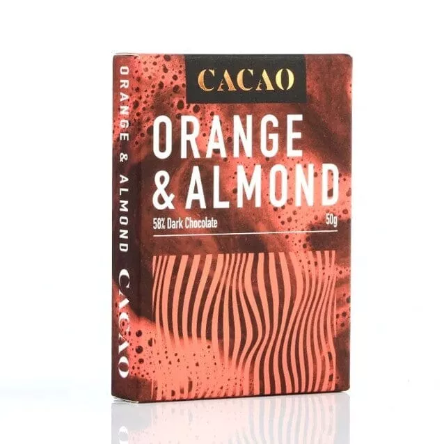 Cacao Orange & Almond Chocolate Bar | 50g
