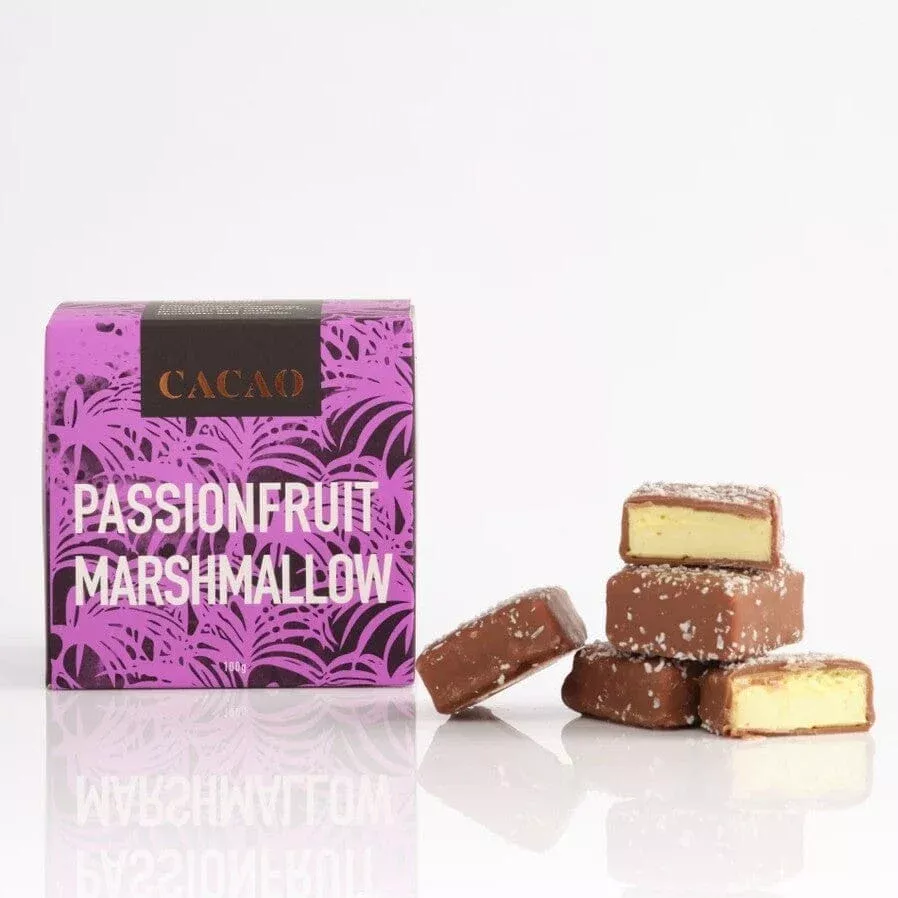 Cacao Passionfruit Marshmallow Cube Petit Bites | 100g