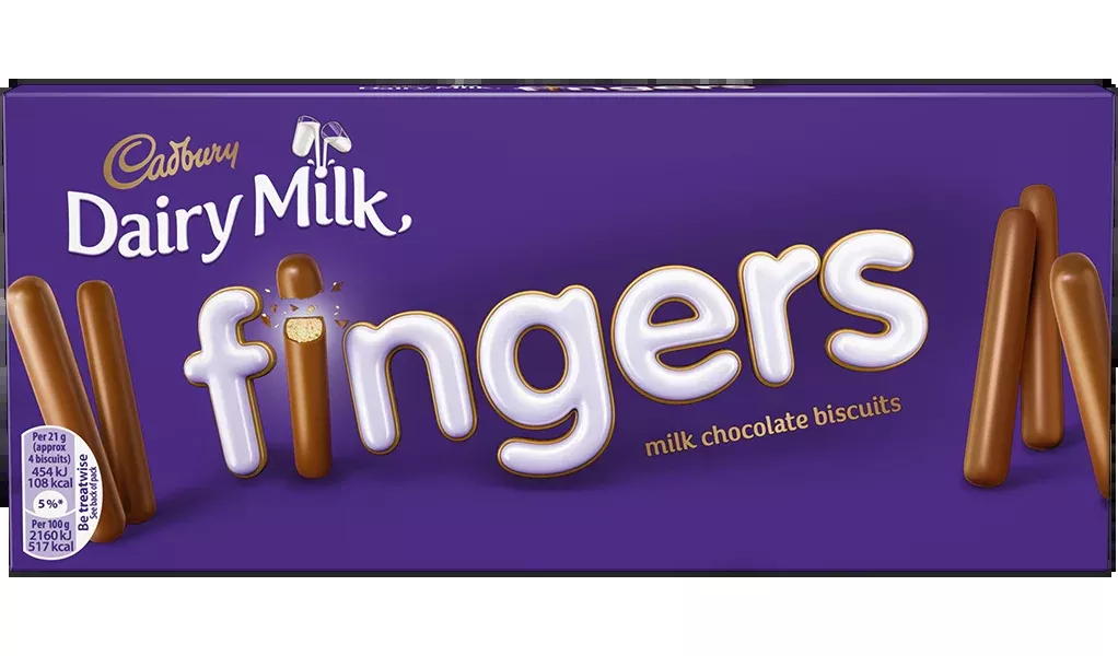 Cadbury Milk Chocolate Covered Fingers, 4.9 oz