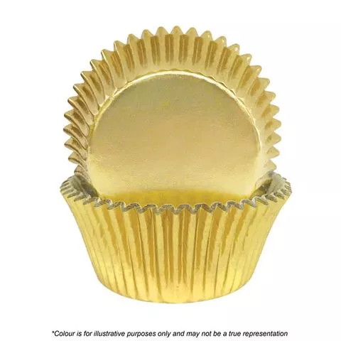 Cake Craft | 390 Mini Cupcake Papers | Gold Foil | 72 Approx |