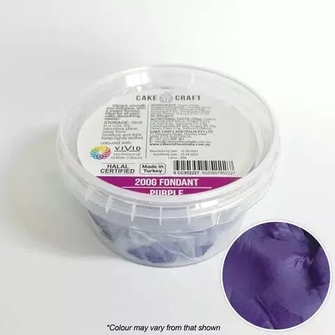 Cake Craft | Fondant | Purple | 200gm