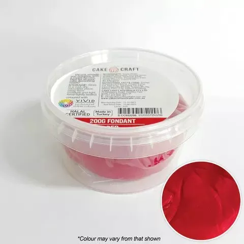 Cake Craft | Fondant | Red | 200gm