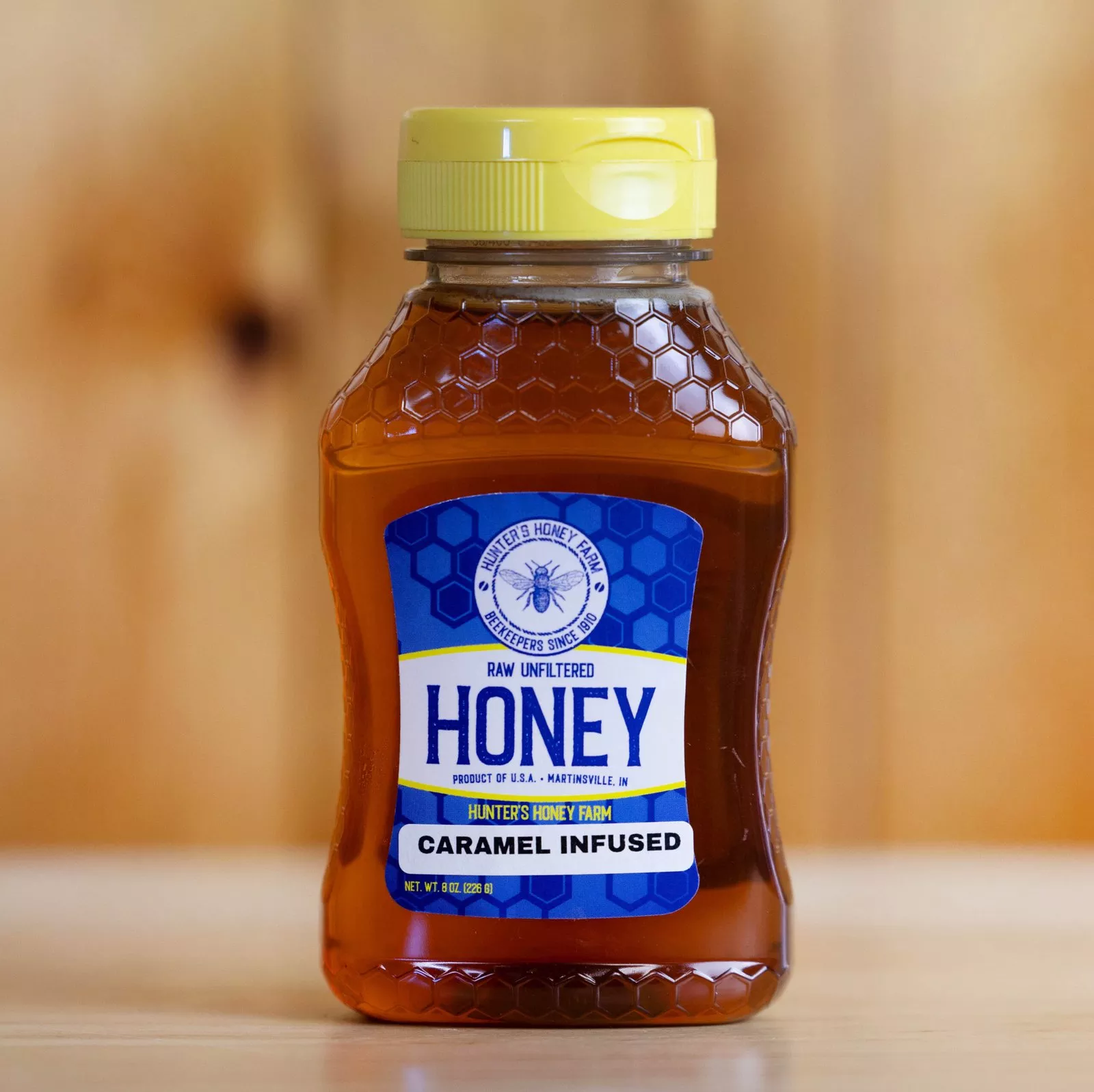 Caramel infused Raw Honey