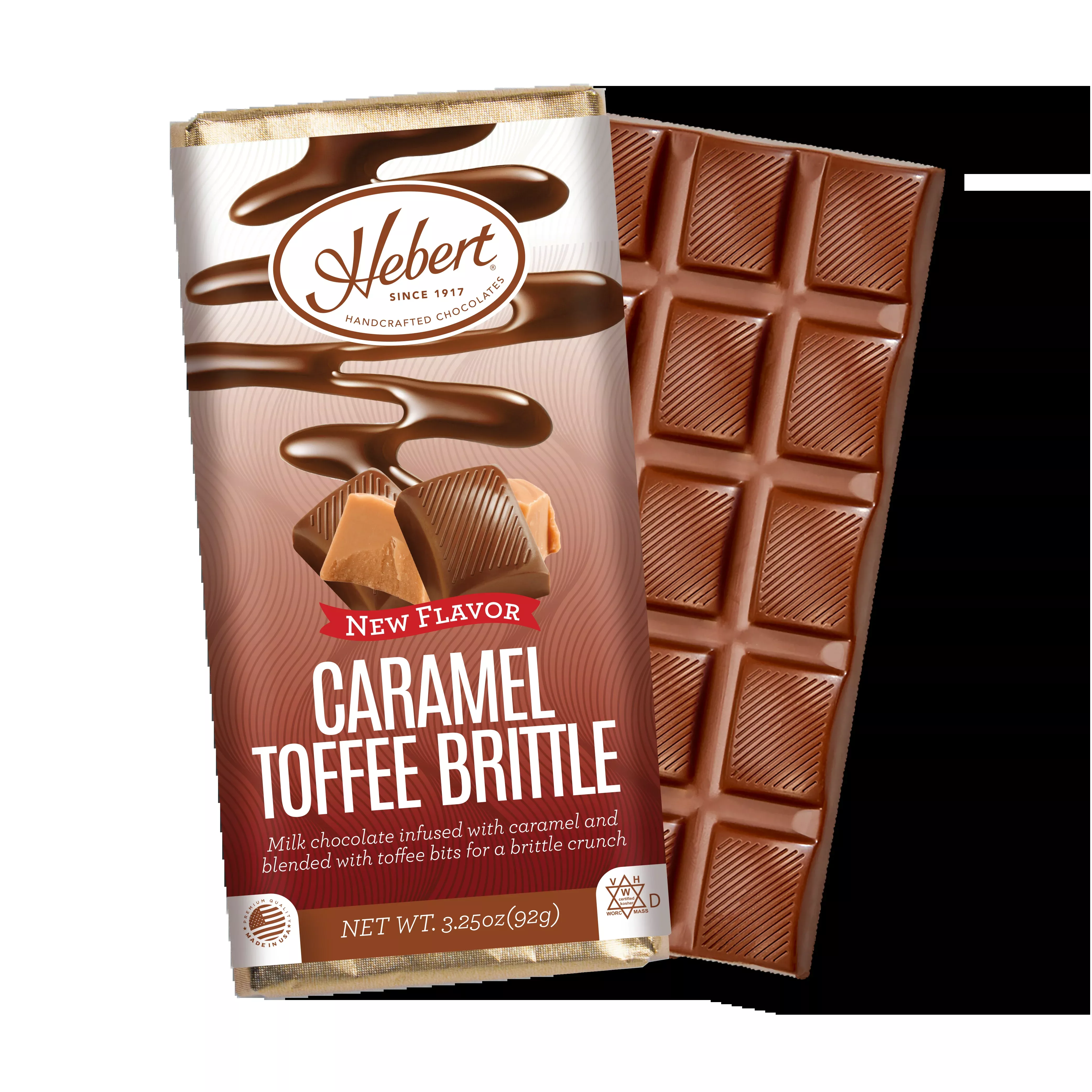 Caramel Toffee Brittle Milk Chocolate Bar (3.25oz)