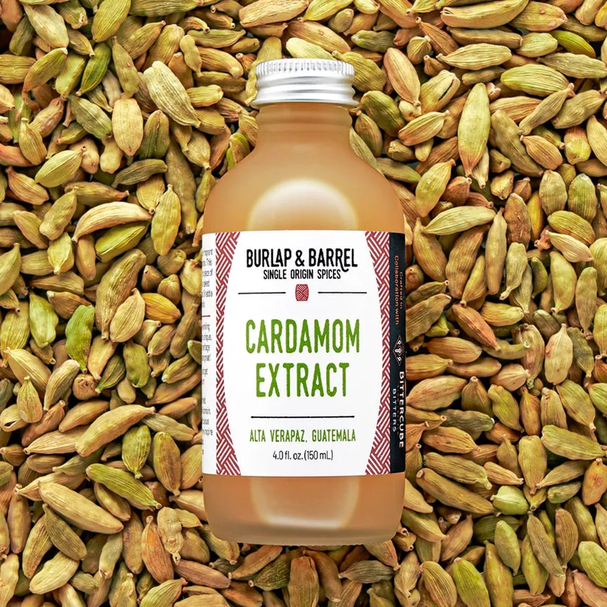 Cardamom Extract from Burlap & Barrel | 4.0 fl.oz. jar