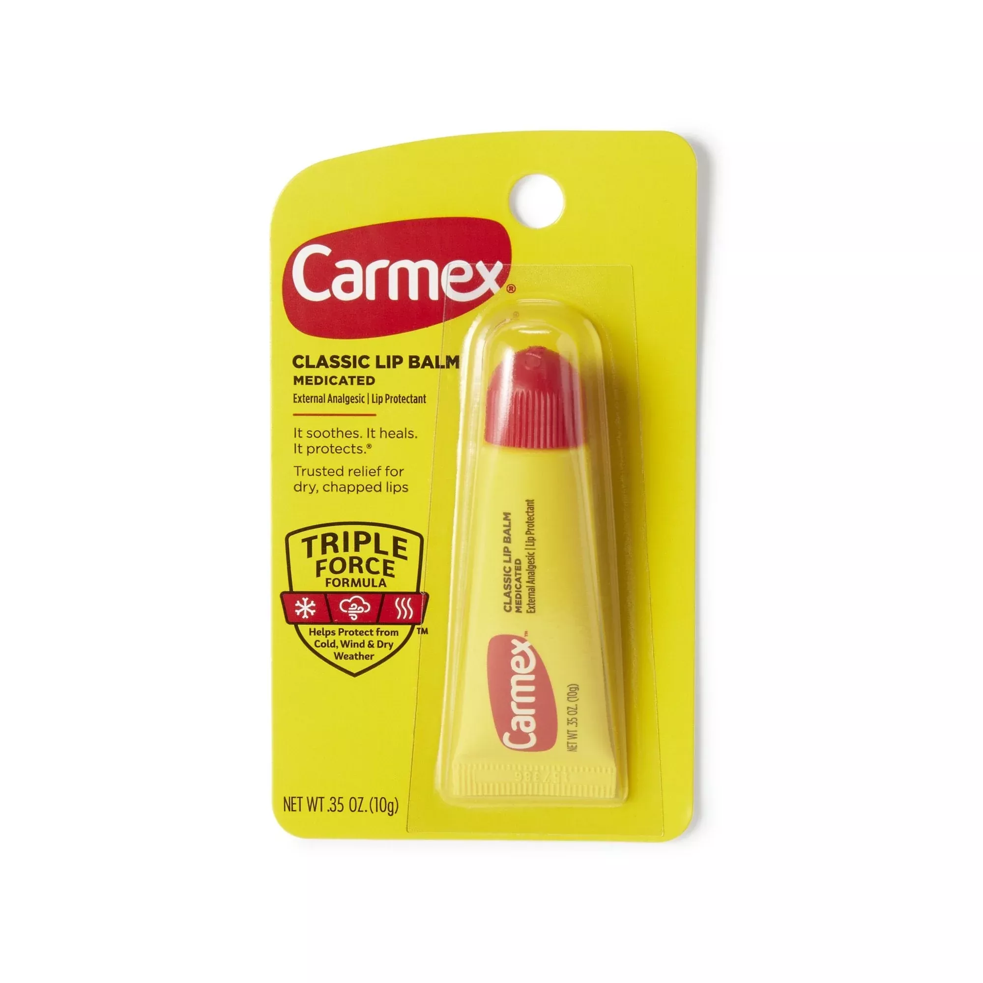 Carmex Medicated Lip Balm, 0.35 oz.
