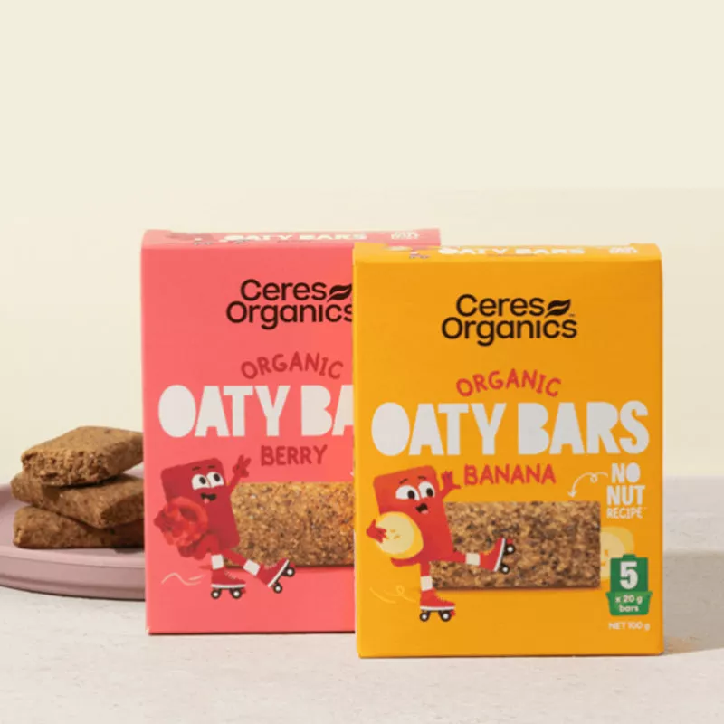 Ceres Organics, Organic Oaty Bars, 100g