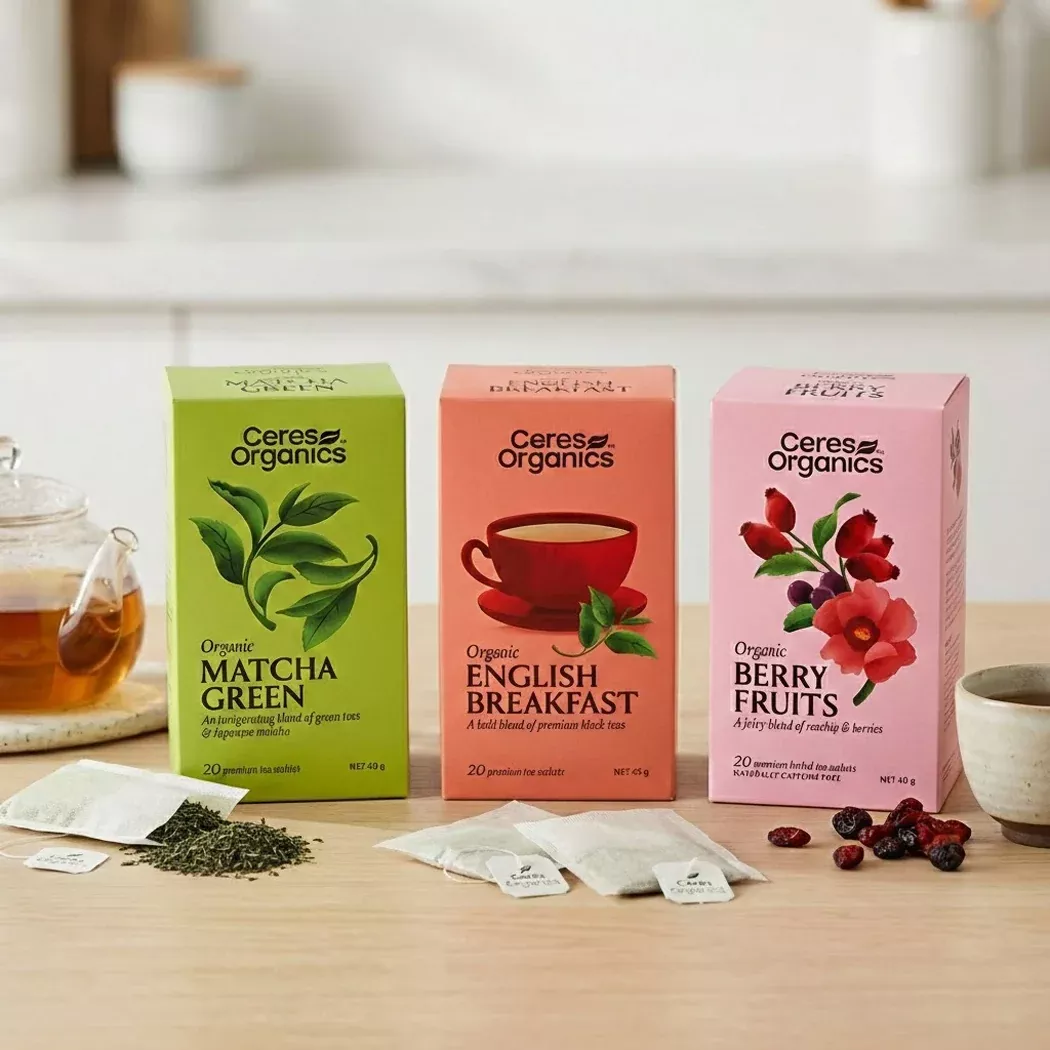 Ceres Organics, Organic Premium Tea Sachets