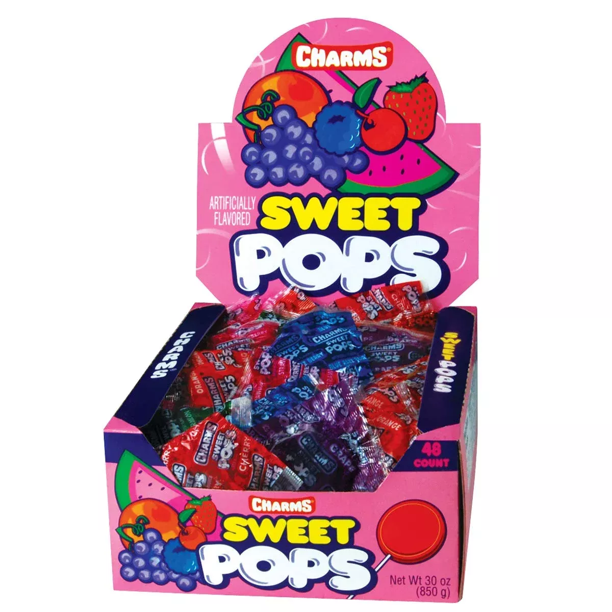Charms Sweet Flat Pop 48‑ct