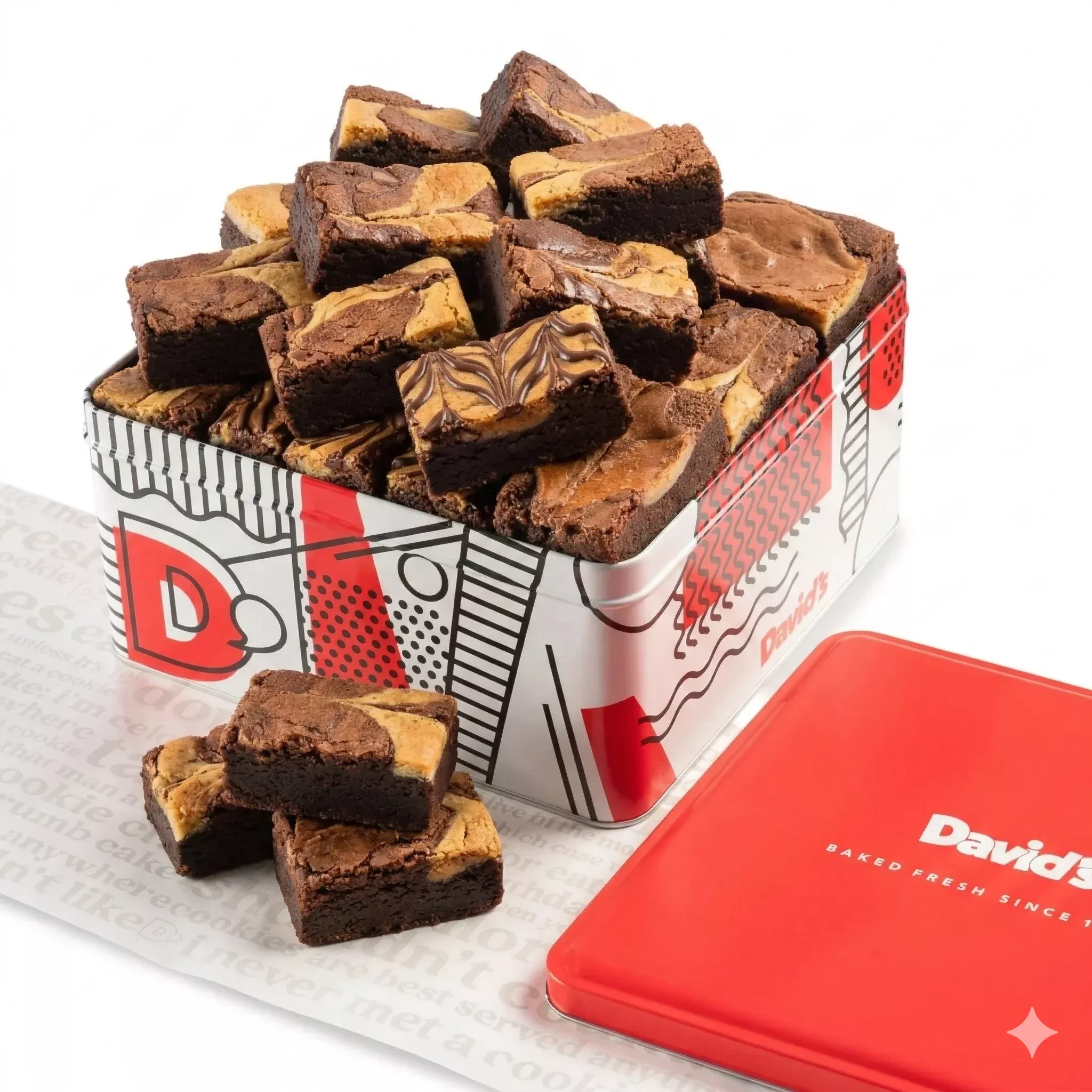 Cheesecake Brownies 2LB Tin