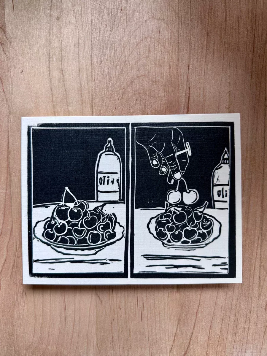 Cherries Greeting Card