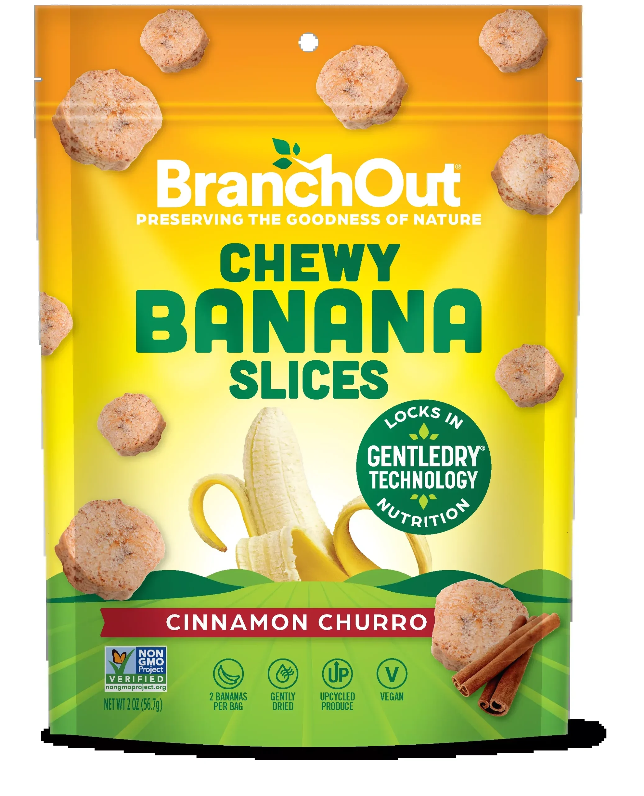 Chewy Banana Slices, Cinnamon Churro