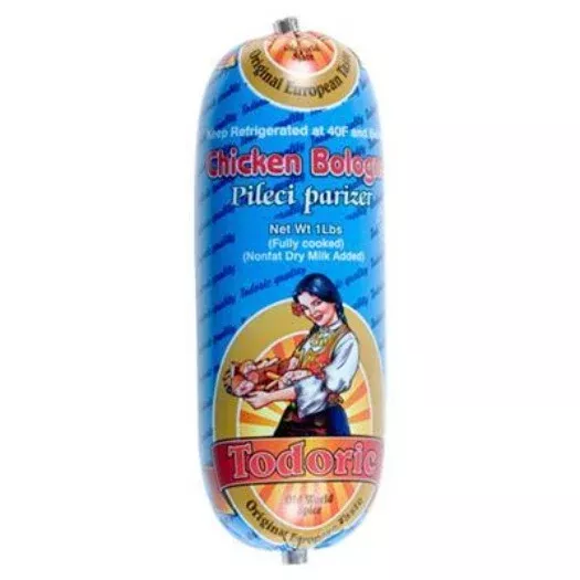 Chicken Bologna, Fully Cooked - Pileci Parizer (Todoric) 1lb