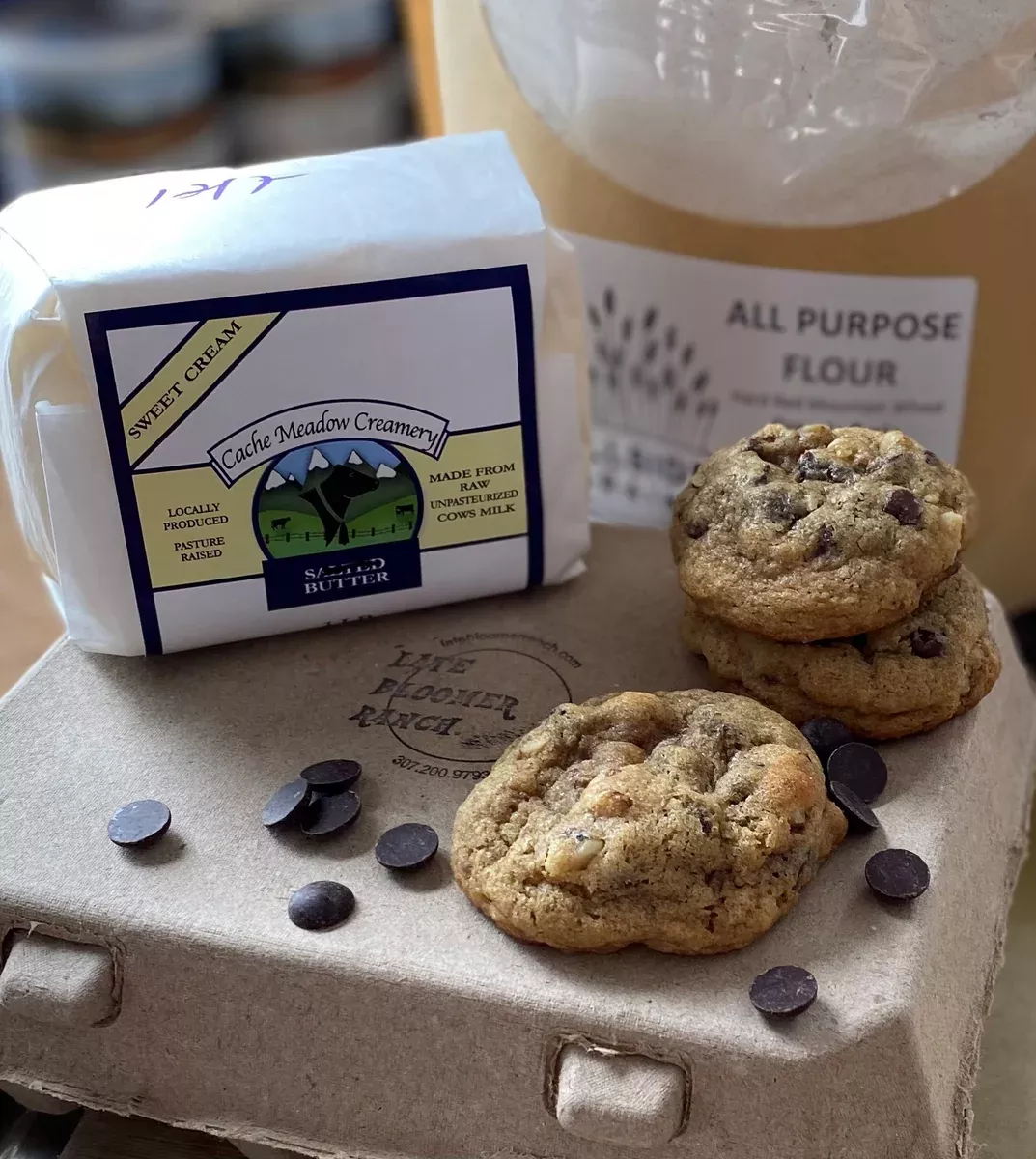 Chocolate Chip NO NUTS Cookies "Terroir" - 1/2 Dozen