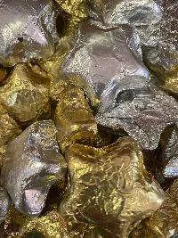 Chocolate Foiled Stars 1 LB