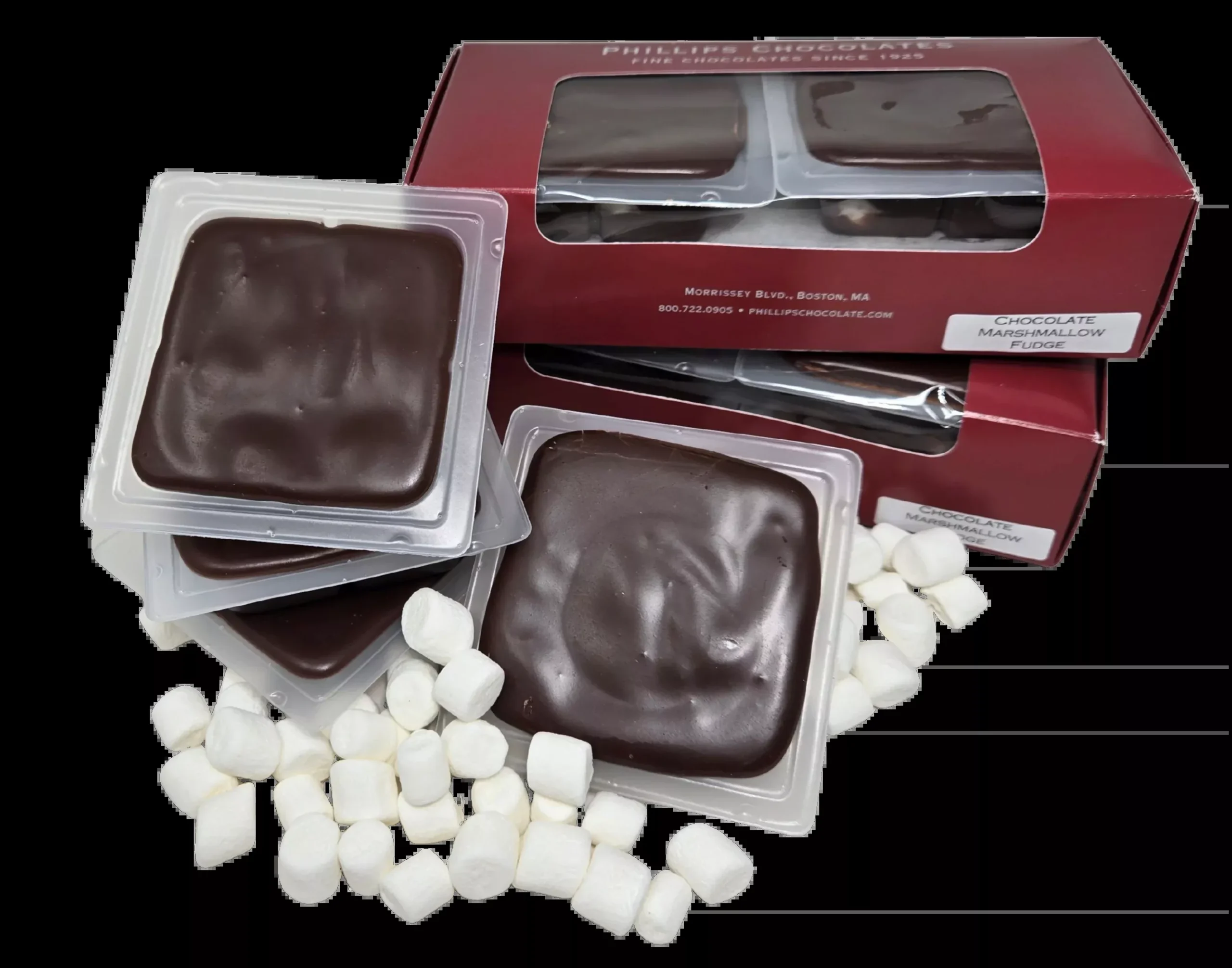 Chocolate Marshmallow Fudge Box - 1 LB