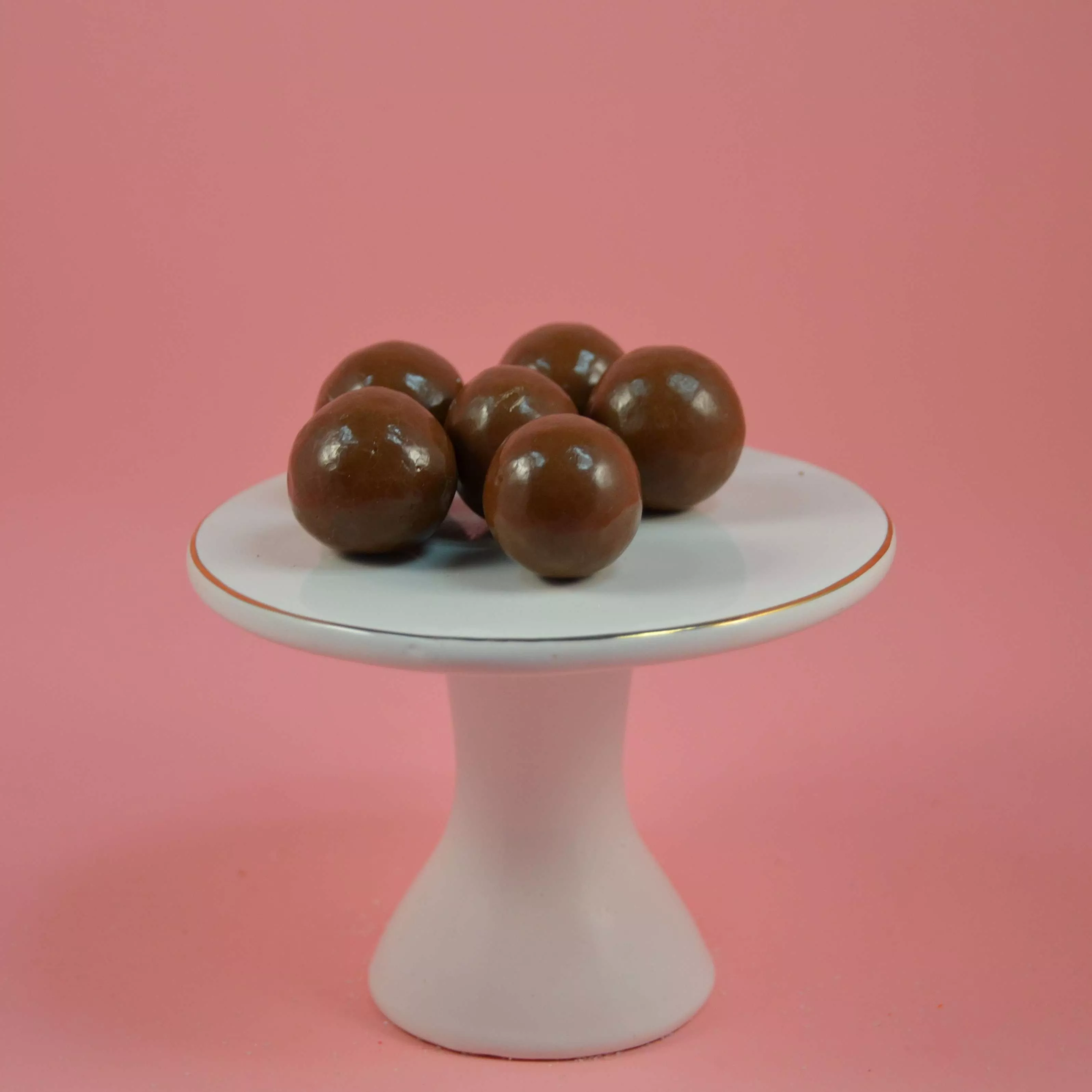 Chocolate Raspberry Malt Balls 1 LB