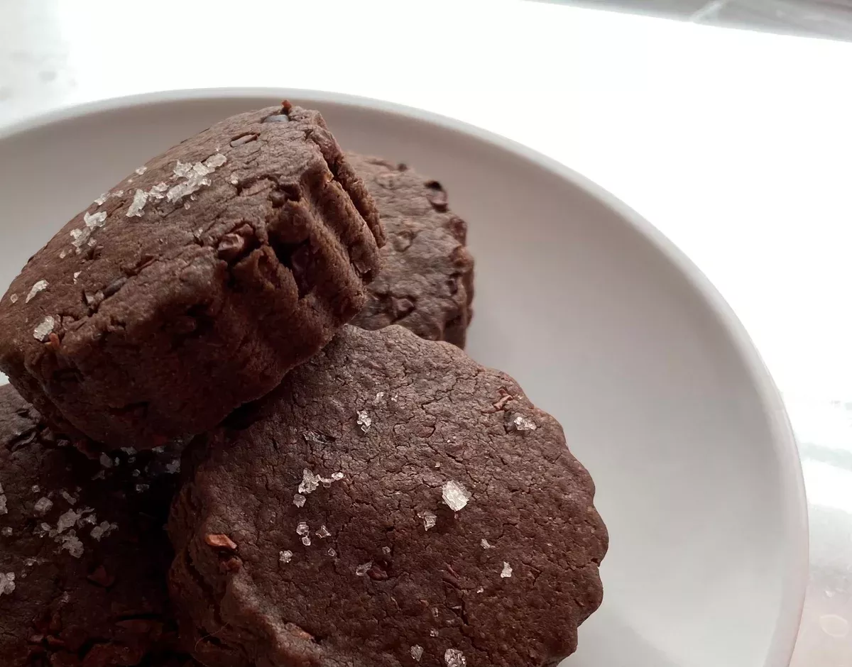 Chocolate Shortbread Cookies "Terroir" - 1/2 Dozen