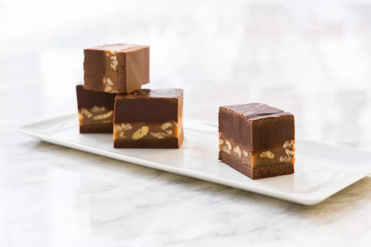 Chocolate Turtle Fudge