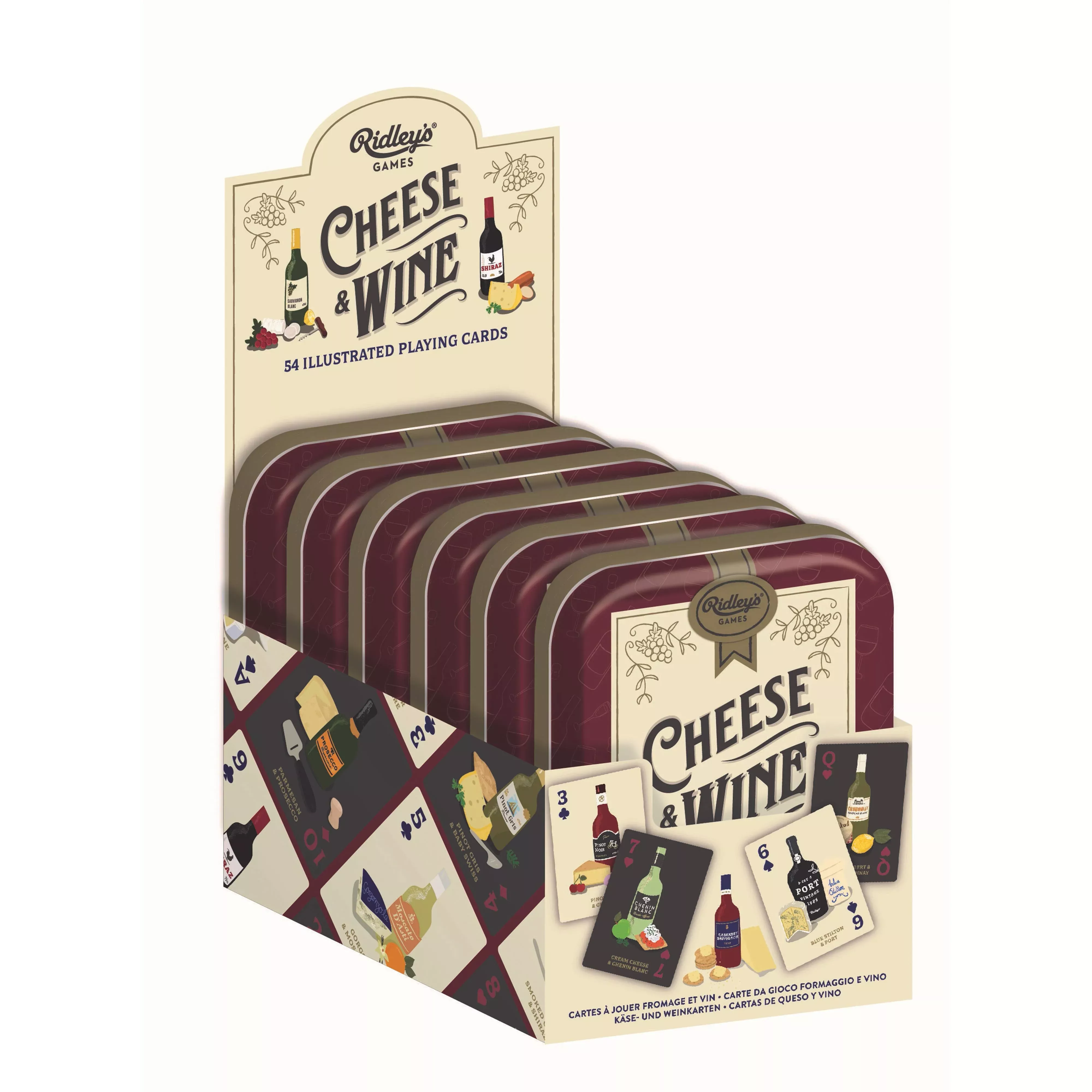 Chronicle Books - Cheese and Wine Playing Cards