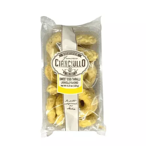 CIANCIULLO Limoncello Sweet Egg Taralli - 120g (4.23oz)