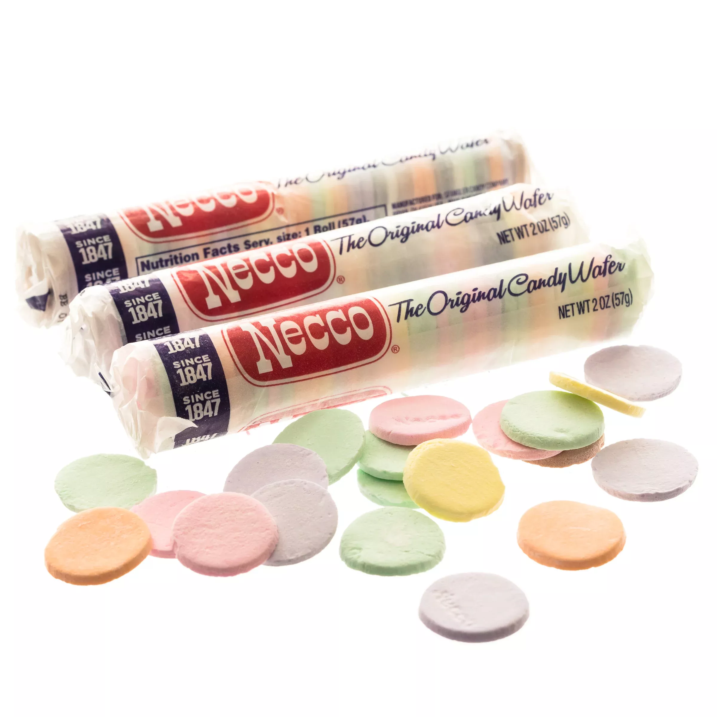 Classic Necco Wafer Rolls