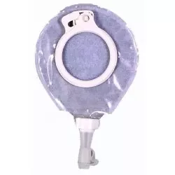 Coloplast Uro Two-Piece Drainable Transparent Urostomy Pouch, 6 Inch Length, Micro, 1-3/8 Inch Stoma, 10 ct