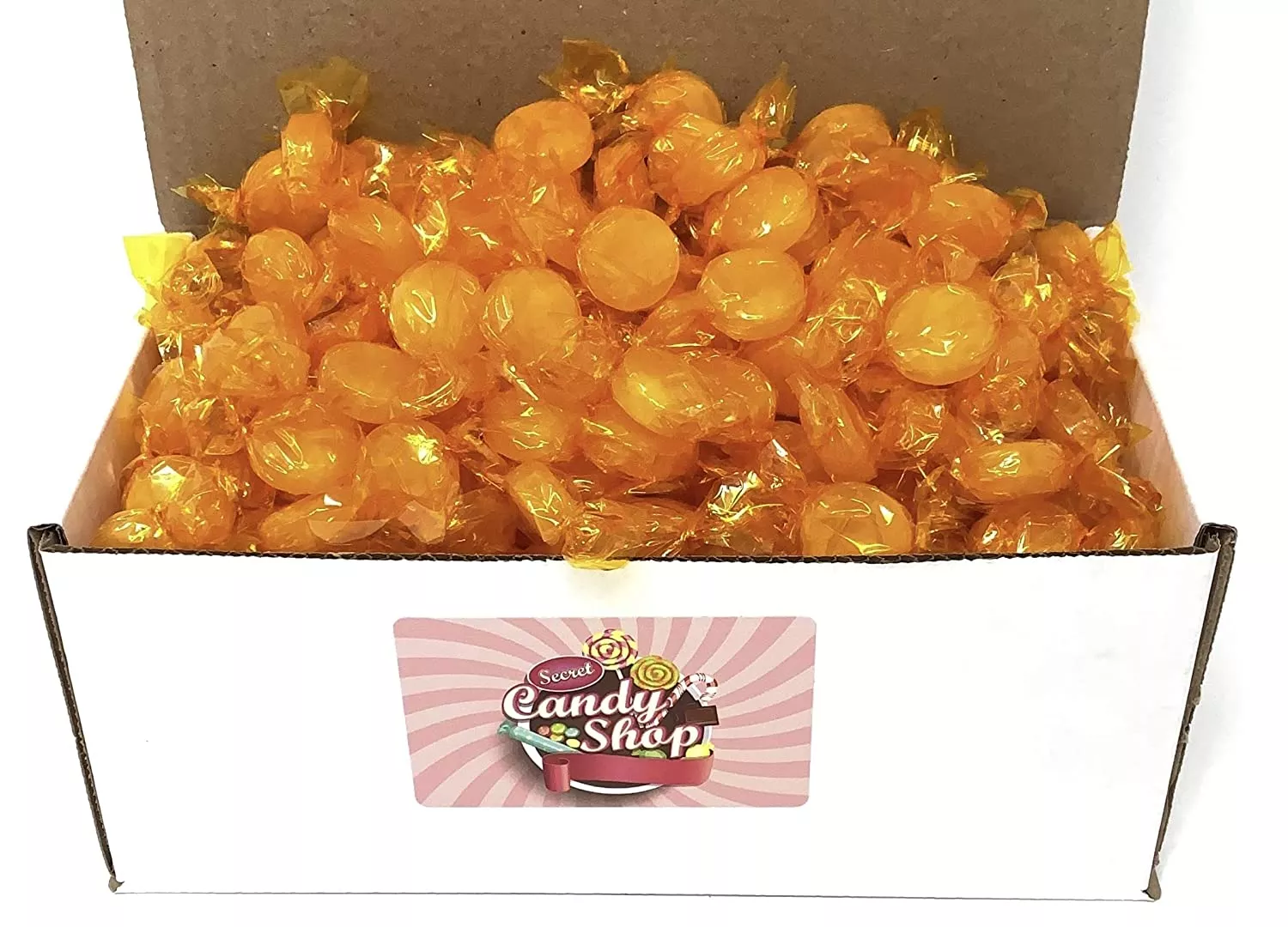 Columbina Butterscotch Buttons Discs Candy in Box, 4lb (Individually Wrapped)
