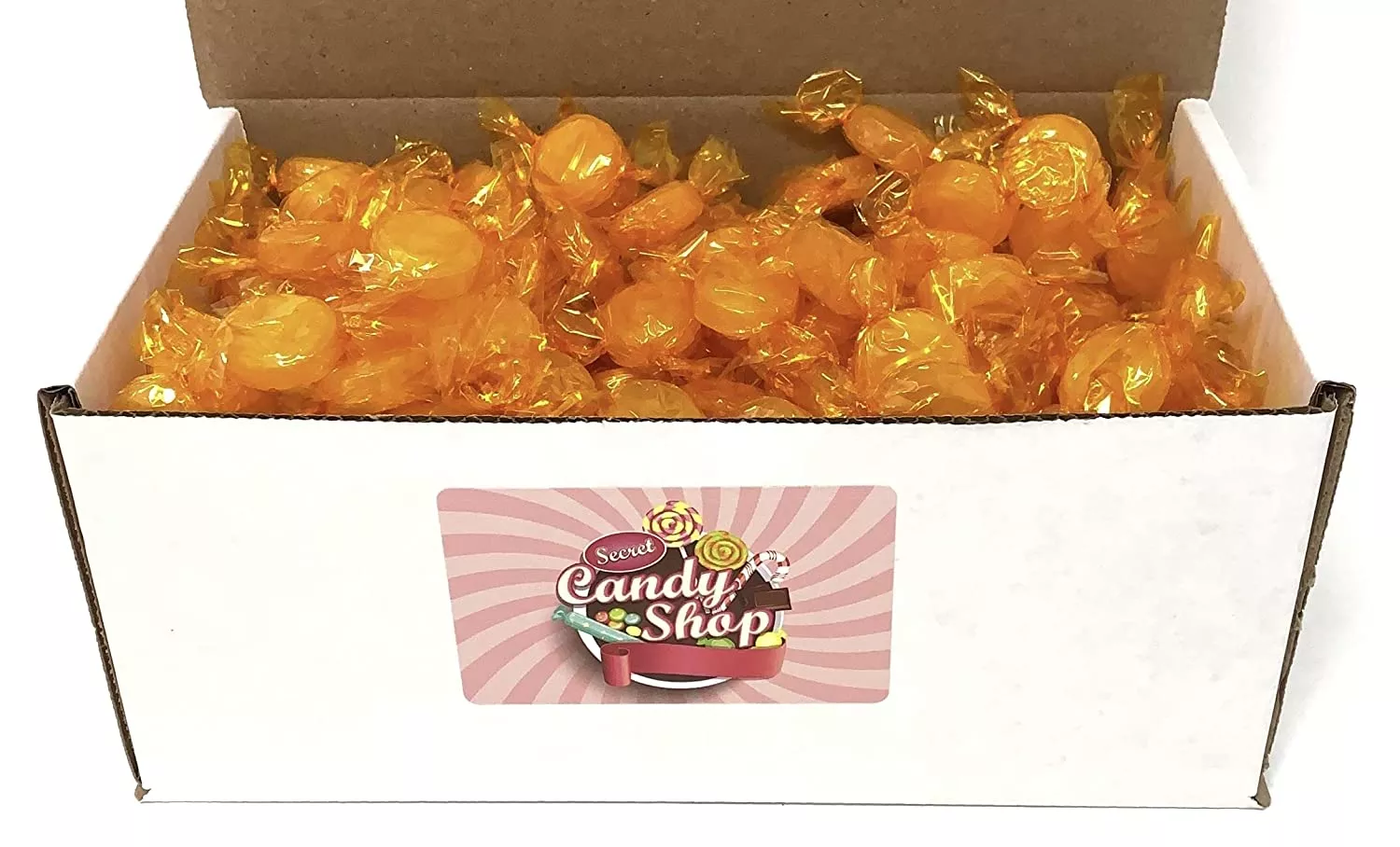 Columbina Butterscotch Candy Buttons in Box, 2lb (Individually Wrapped)