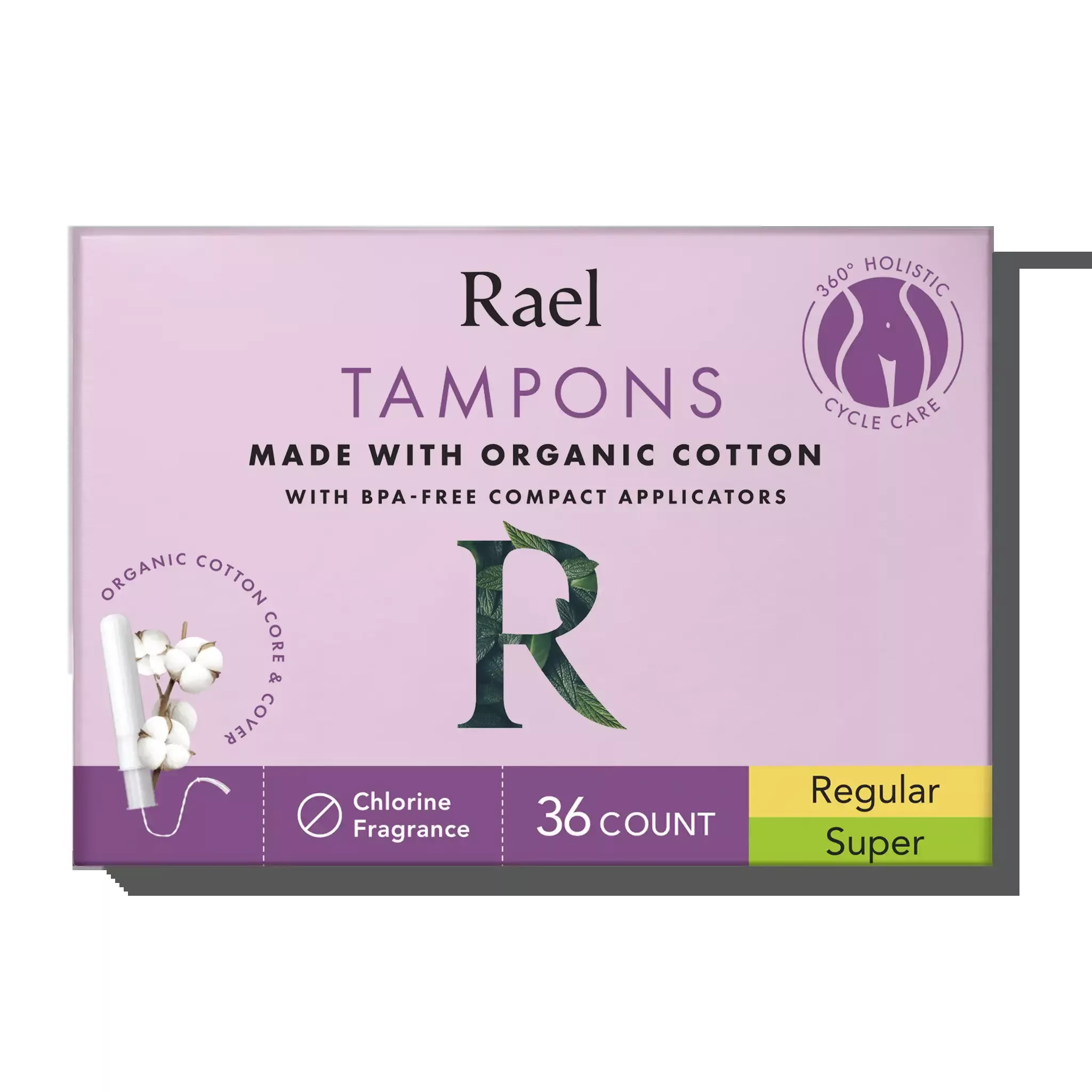 Compact Tampons Made With Organic Cotton Value Pack