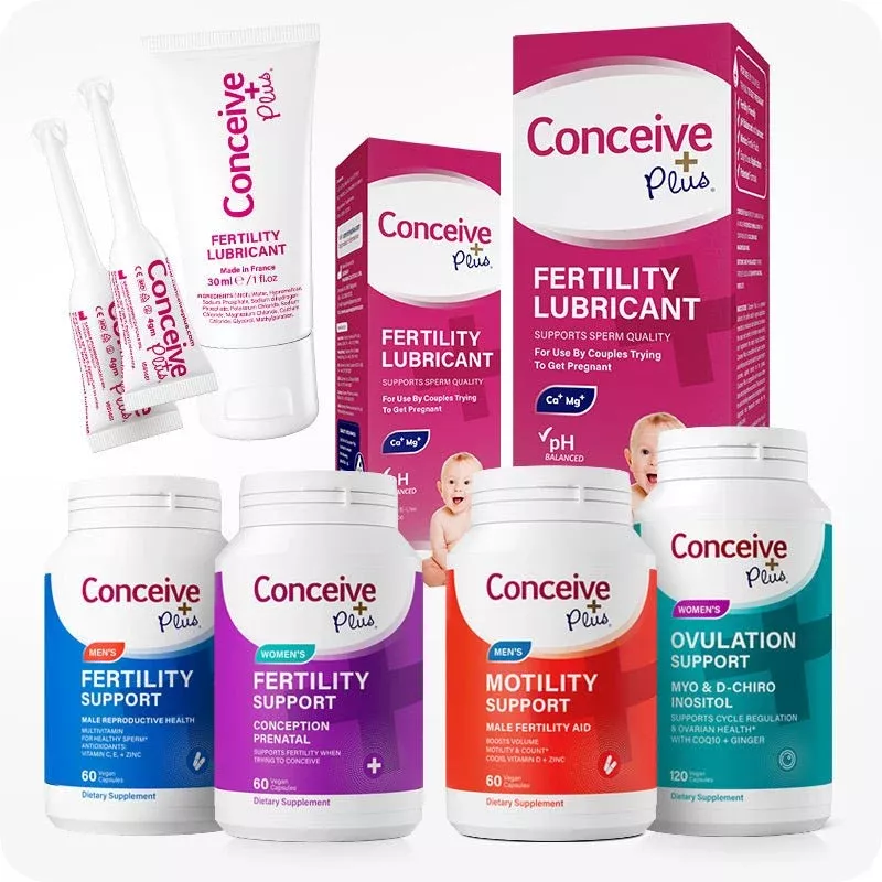 Conceive Plus Maximum Fertility Bundle, Supplements For Couples - His & Hers Fertility Support - Complete Fertility Kit