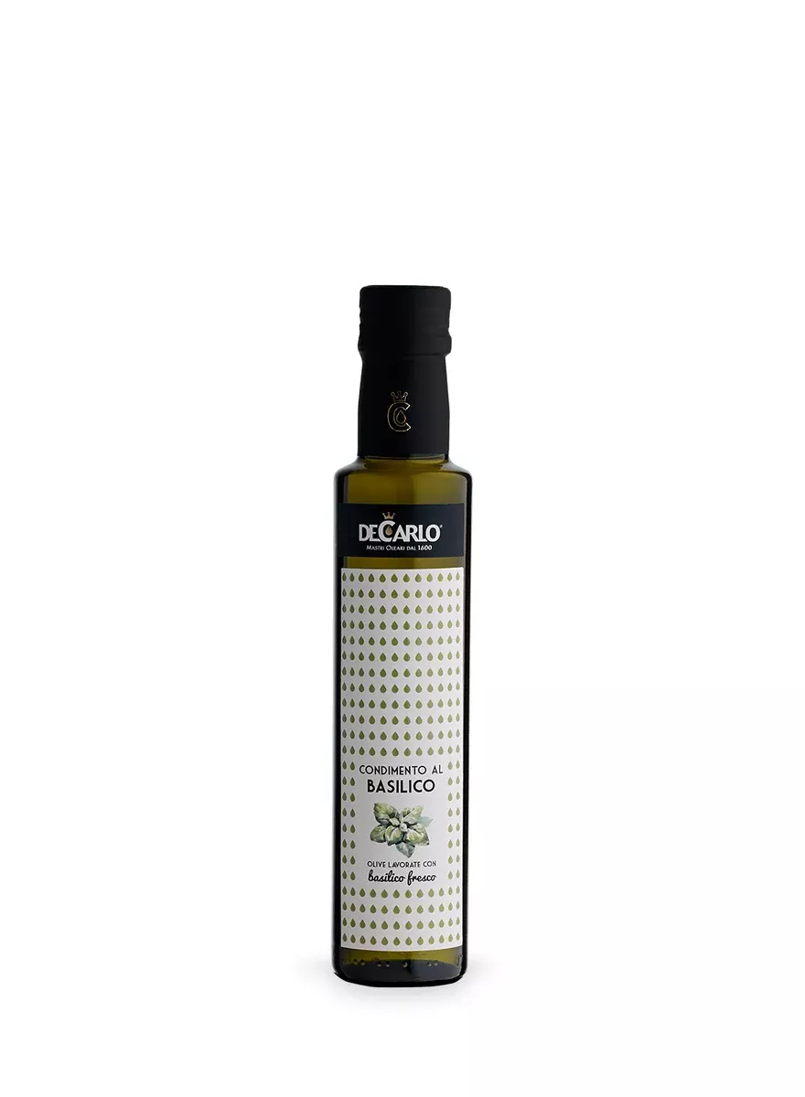 Crushed Basil EVOO (Puglia, Italy) - Bottle