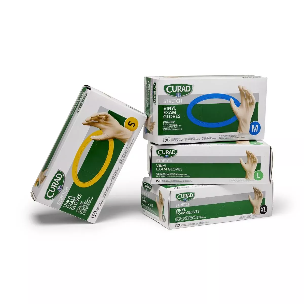 Curad Stretch Vinyl Exam Gloves