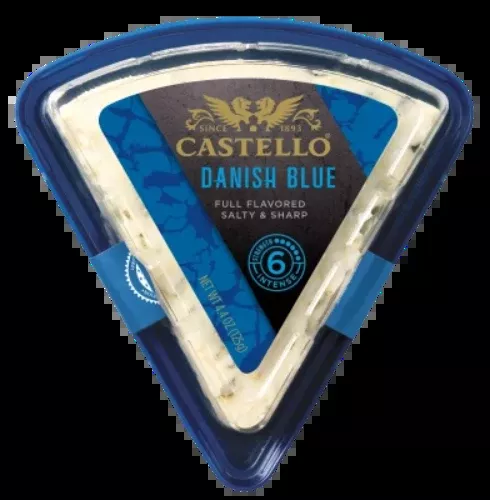 Danish Blue Cheese Wedge (Castello) 4.4 oz