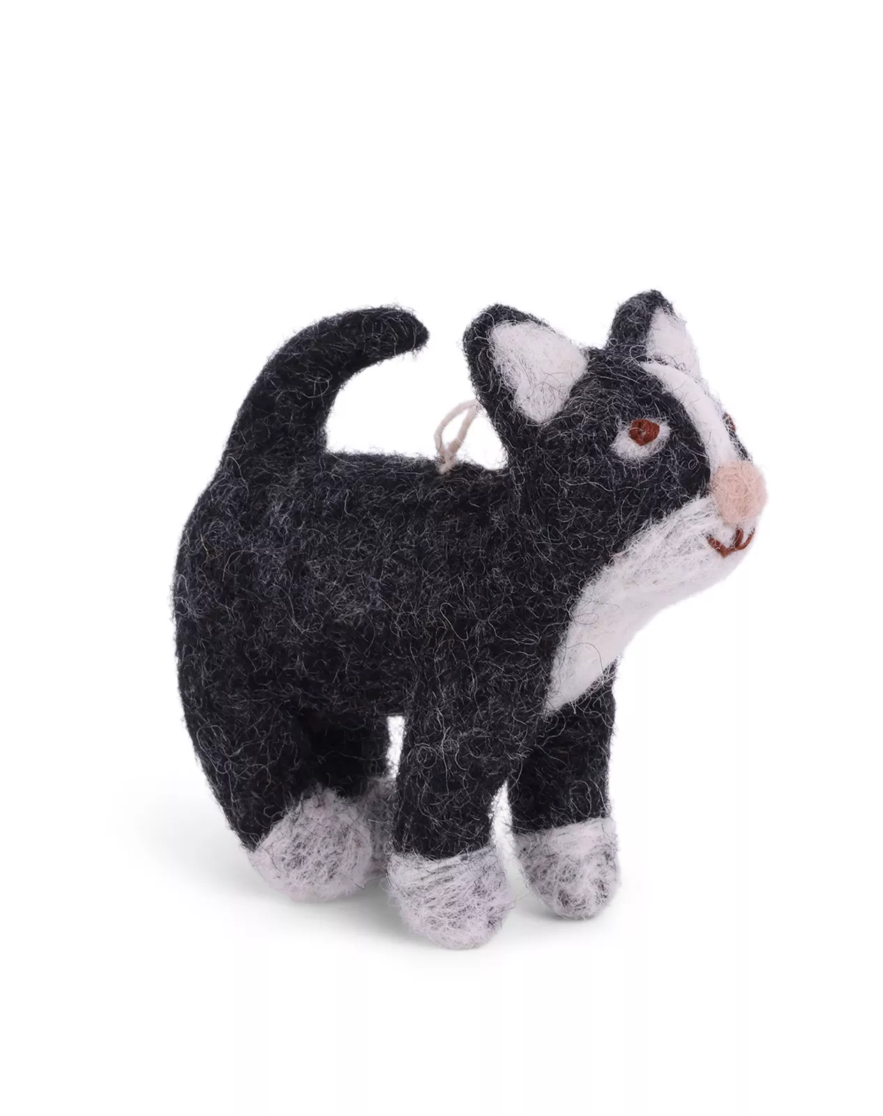 Dapper Cat Felt Ornament
