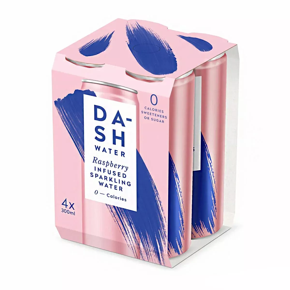 Dash Water Sparkling Water with Raspberry 4 Pack | 300mL