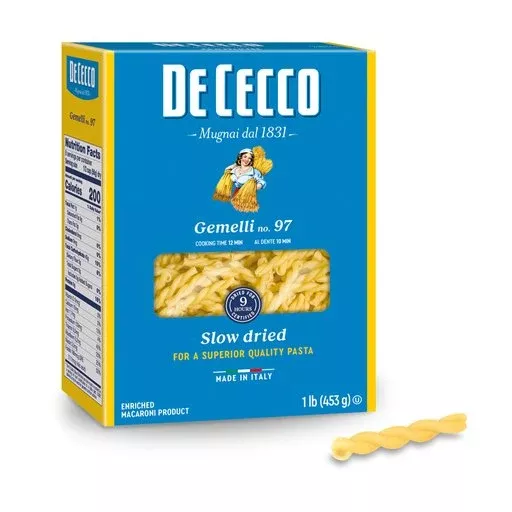 DE CECCO Gemelli Pasta #97 - 453g (1lb)