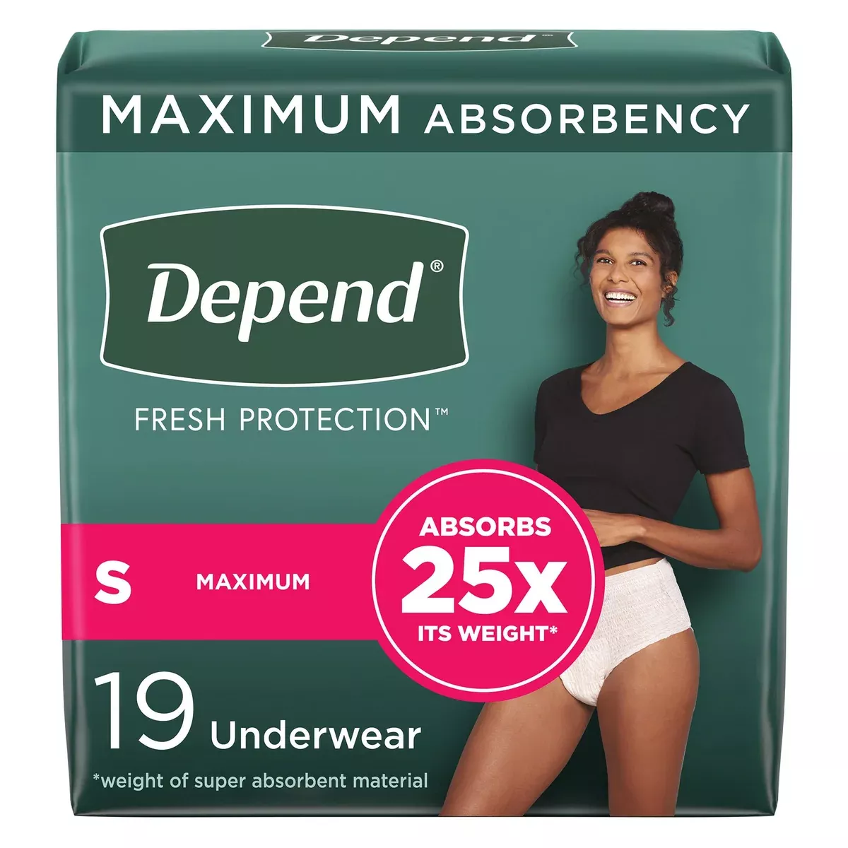 Depend Female Adult Absorbent Underwear - Heavy Absorbency