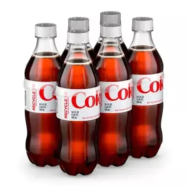Diet Coca-Cola, 16.9 Oz Bottle