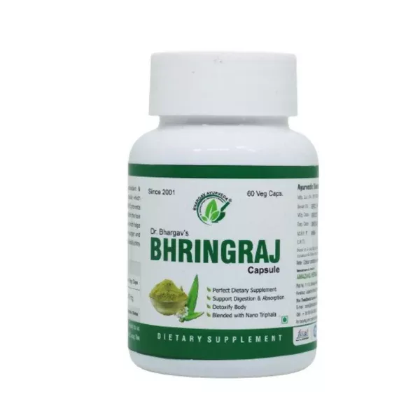 Dr.Bhargav's Bhringraj Capsules - 60 caps