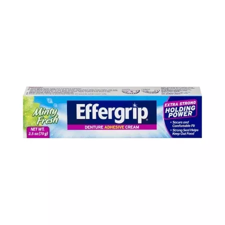 Effergrip Denture Adhesive Cream 2.5 oz.