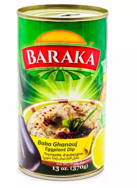 Eggplant Dip, Baba Ghanouj (Baraka) 13 oz