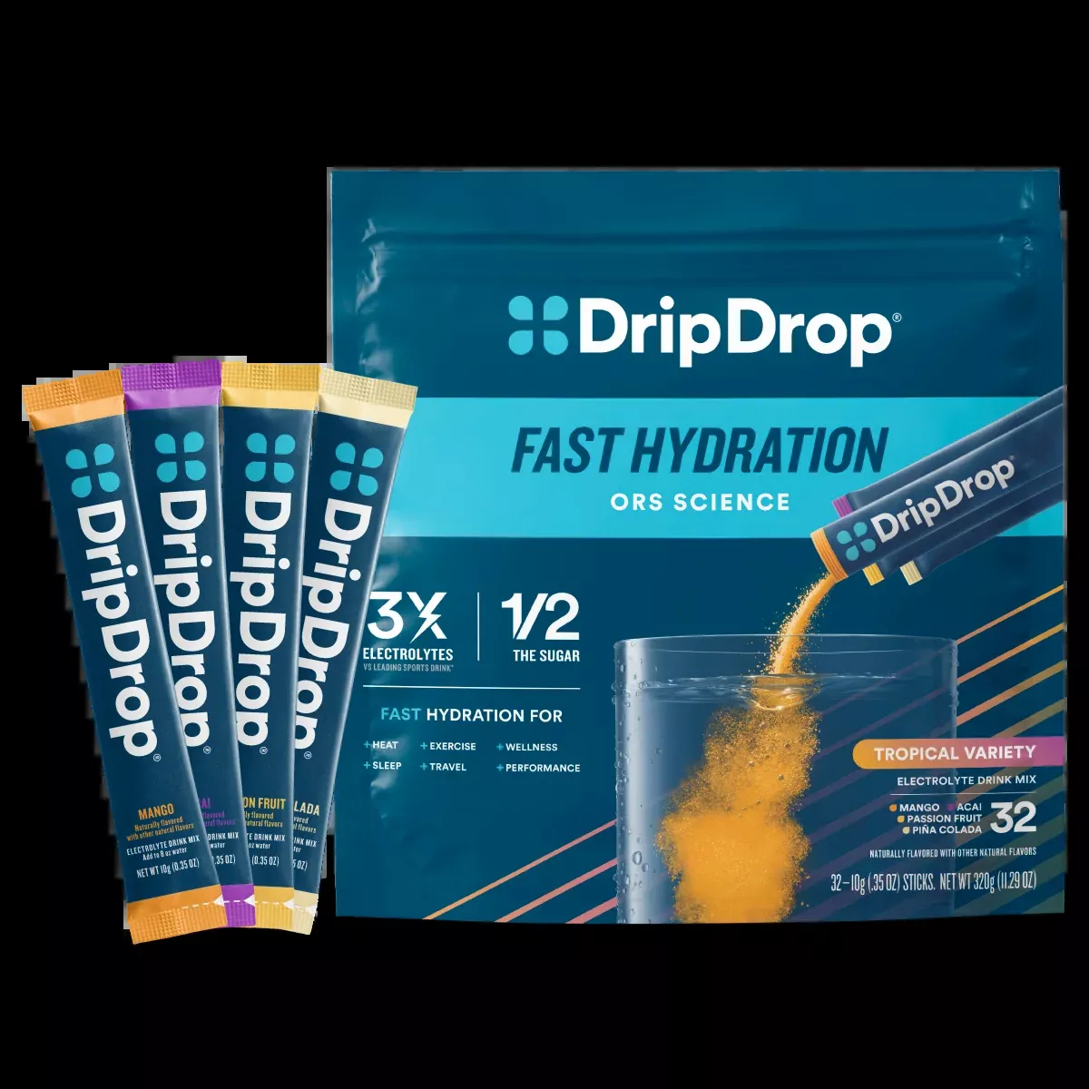Electrolyte Drink MixTropical Variety Pack